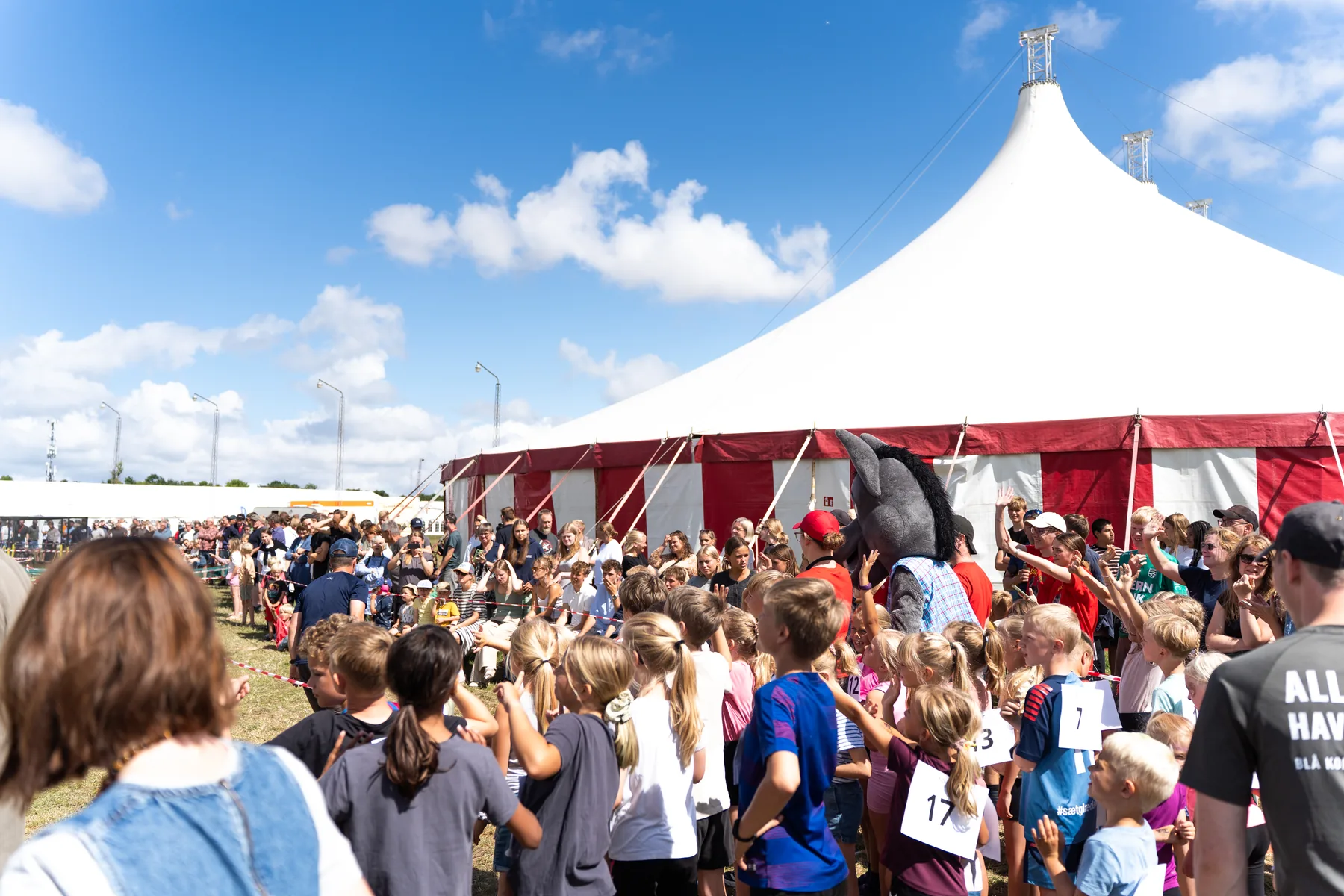 Storhytten midt i sommerlivet